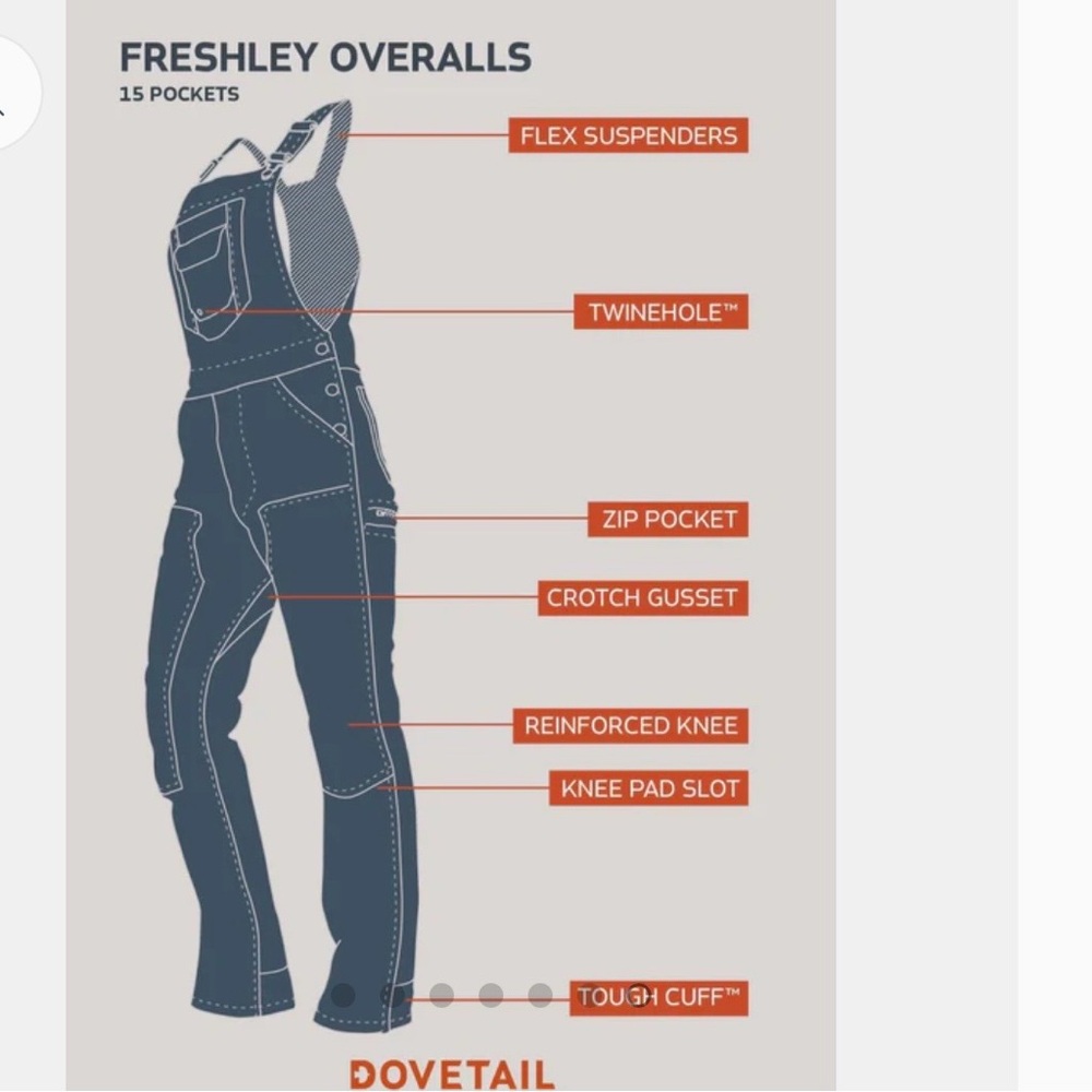 Dovetail Workwear Overalls - Picture 13 of 15